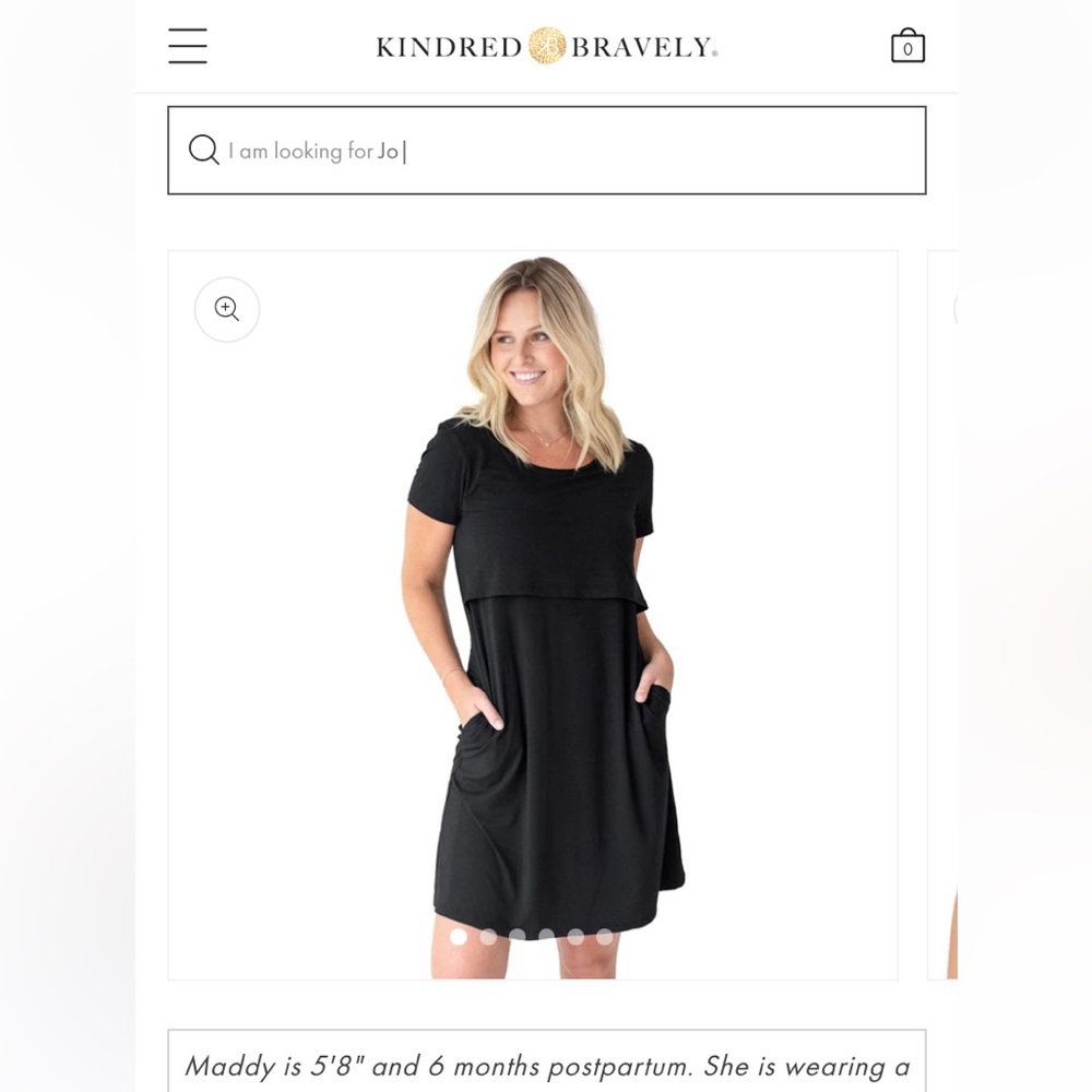 Kindred Bravely Eleanora bamboo Maternity and nursing lounge dress